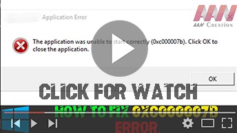 How to Fix (0xc000007b) Error. Works for All Windows (FIXED) - AAN Creation