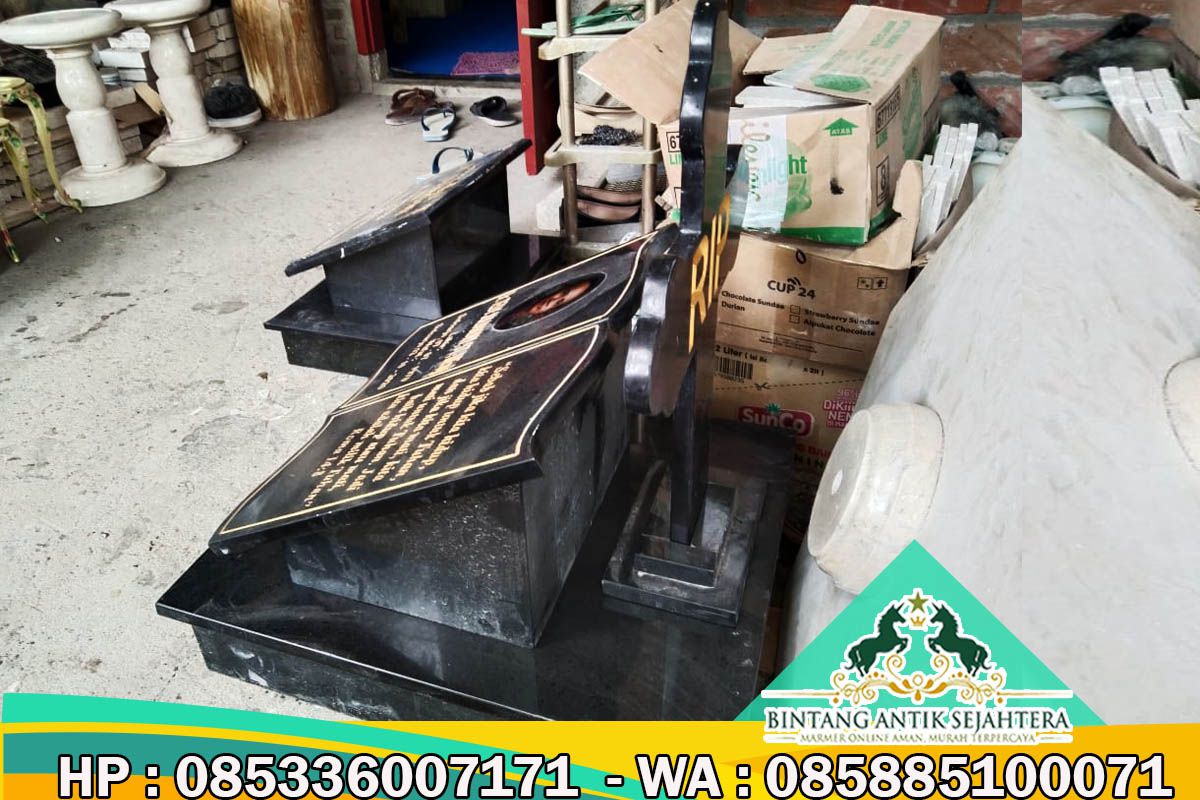 Batu Nisan Katolik, Model Batu Nisan Granit, Contoh Batu Nisan Katolik