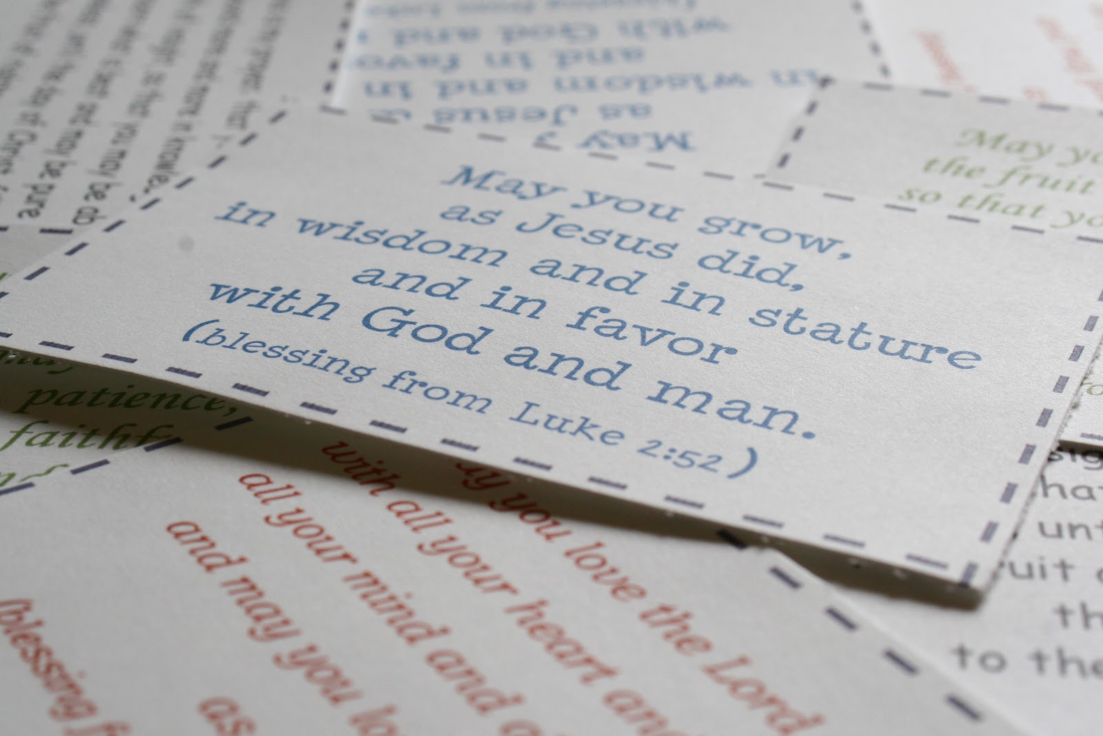 A Heart for the Word: The Blessing, part 1 (free printable)