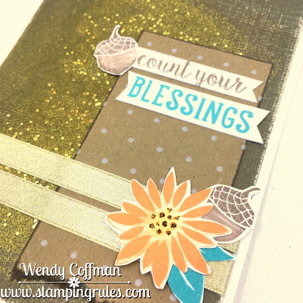 Stamping Rules! Count Your Blessings Card