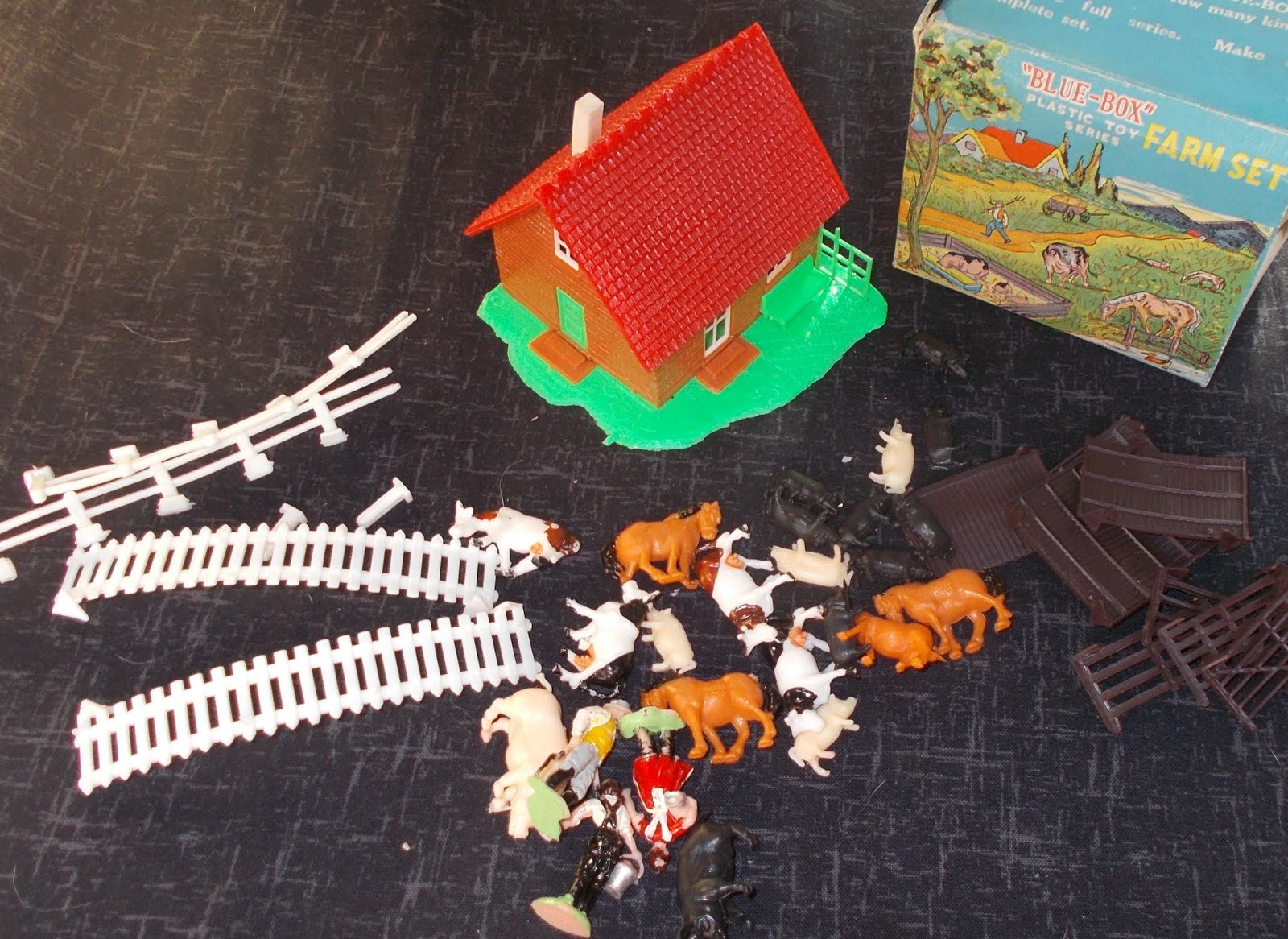 T is for Two Blue Box Mini Farm Sets Small Scale World