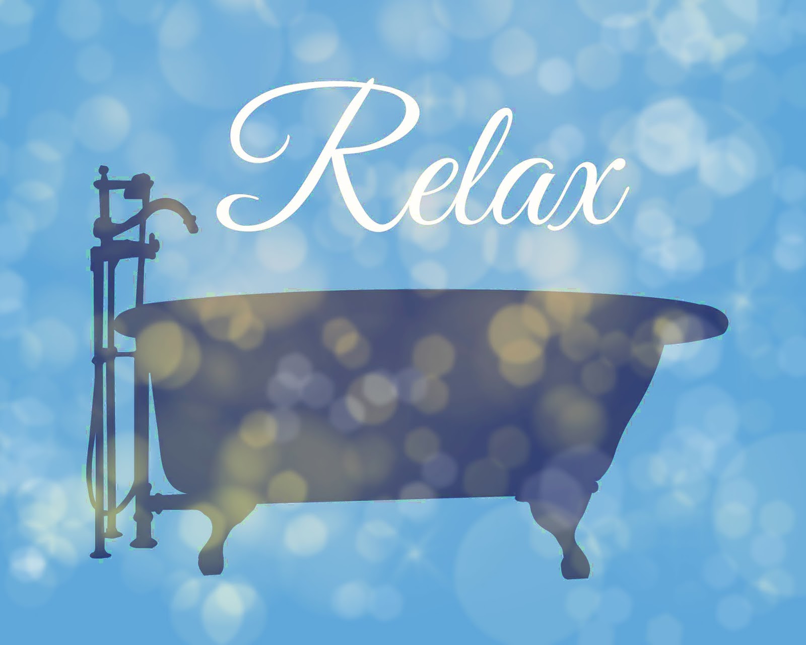 Cjo Photo Printable Bathroom Art 8x10 Relax