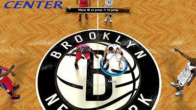NBA 2K13 Barclays Center HD Court Patch