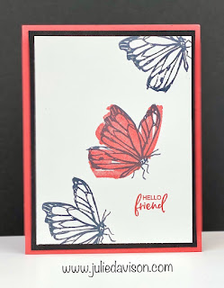 Stampin' Up! Sale-a-Bration Favorite: 15 Touch of Ink Cards ~ #stampinup #saleabration #sab2021 www.juliedavison.com