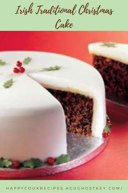 Irish Traditional Christmas Cake - happy cook
