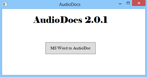Convert Word Documents to Audio Files