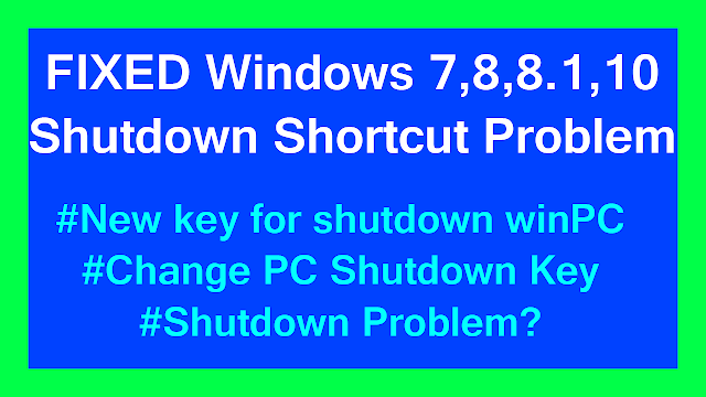Shutdown Your PC With New Shortcut Keys TechTubeTN Shutdown Your PC With New Shortcut Keys TechTubeTN