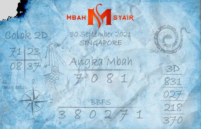 Prediksi Syair Sgp 30 September 2021 Pangkalantoto