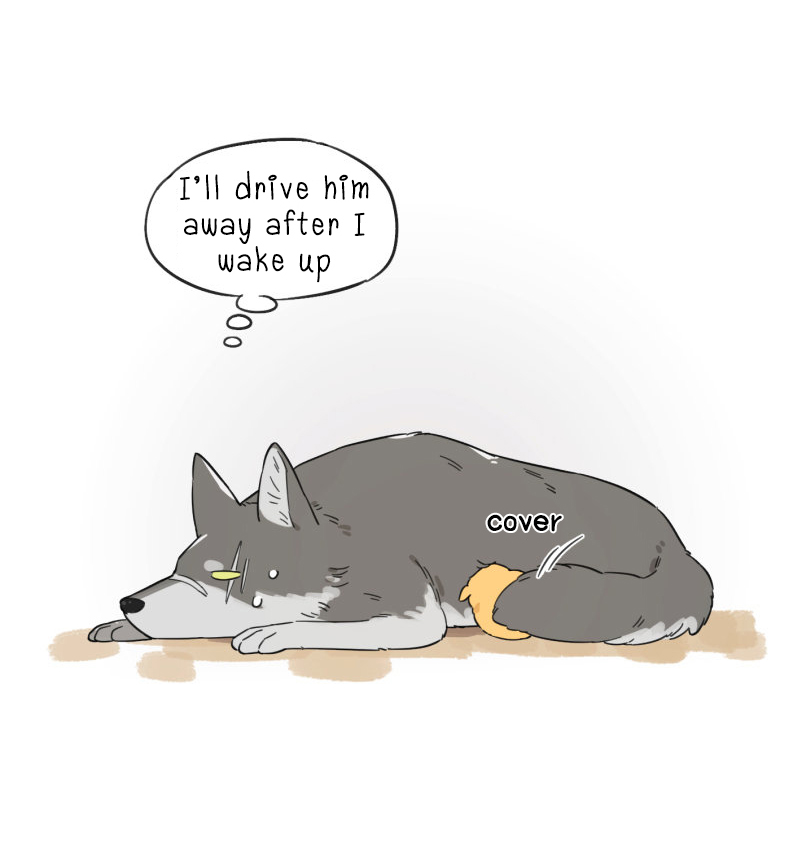 GineY Papa Wolf and the Puppy