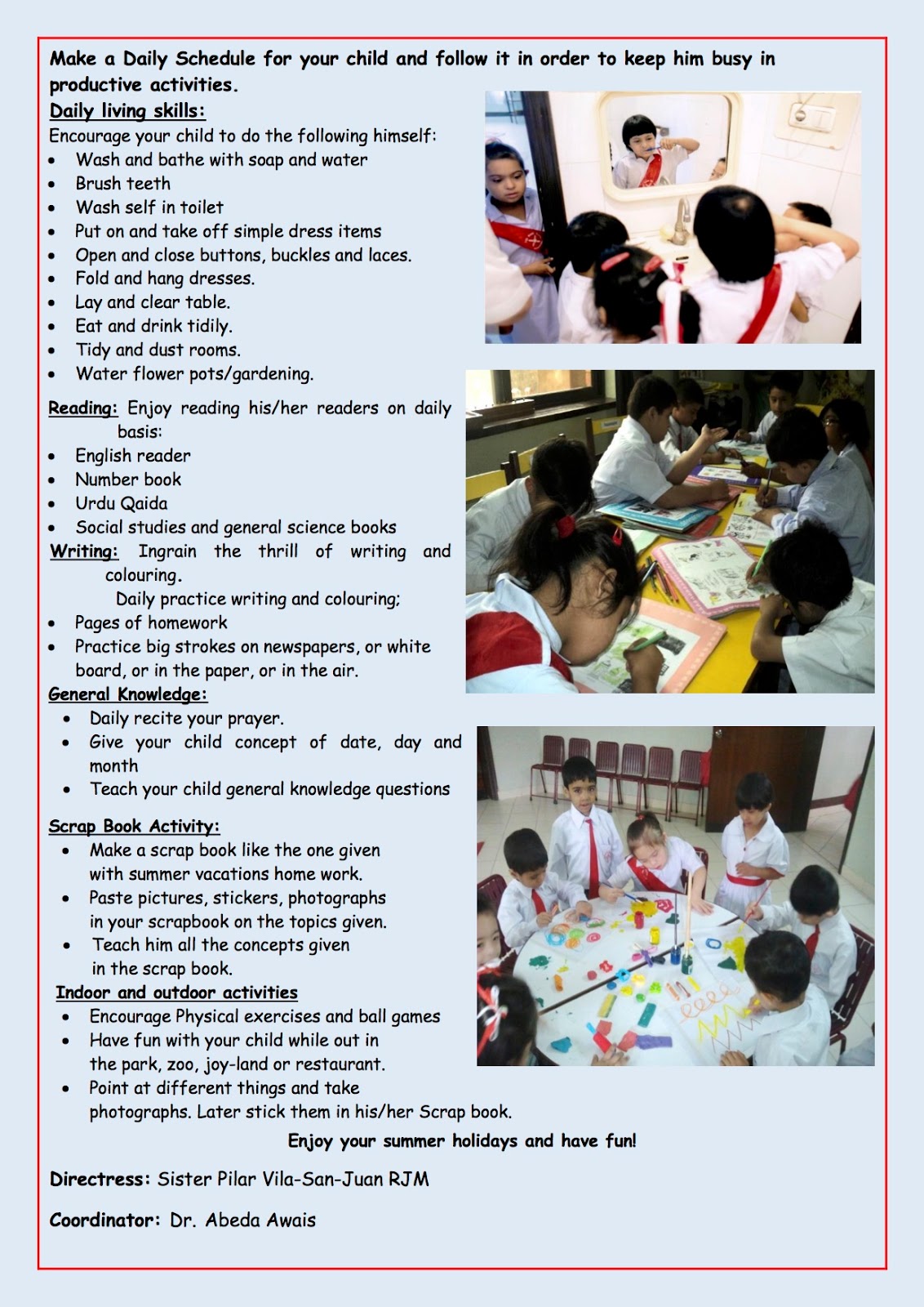 Dps lahore summer vacation homework 2020 image