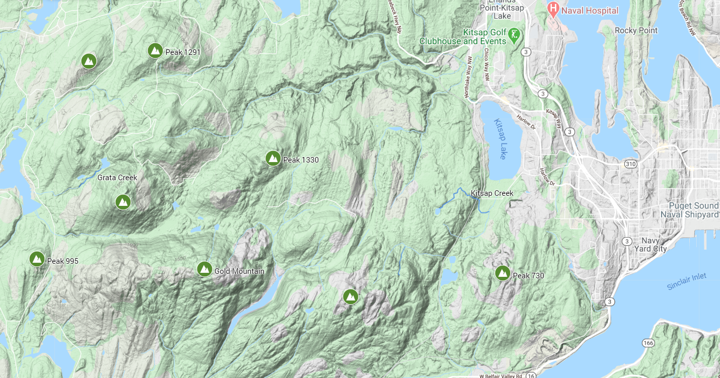 Geologic Adventures: Kitsap County Geology: Green Mountain, Gold ...