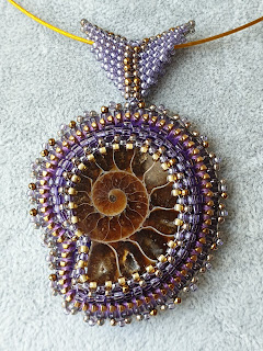 Ammonite necklace