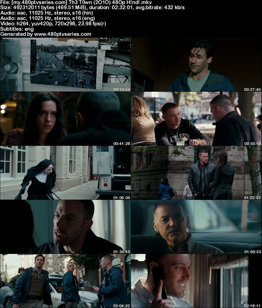 The Town (2010) 450MB Full Hindi Dual Audio Movie Download 480p Bluray Free Watch Online Full Movie Download Worldfree4u 9xmovies
