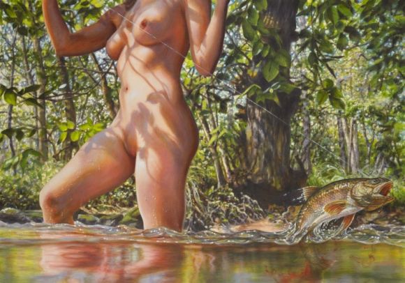 Susannah Martin pinturas nudez na natureza naturismo mulheres peladas