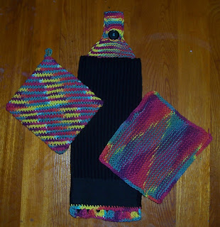 dish towel knitting pattern knit kitchen
