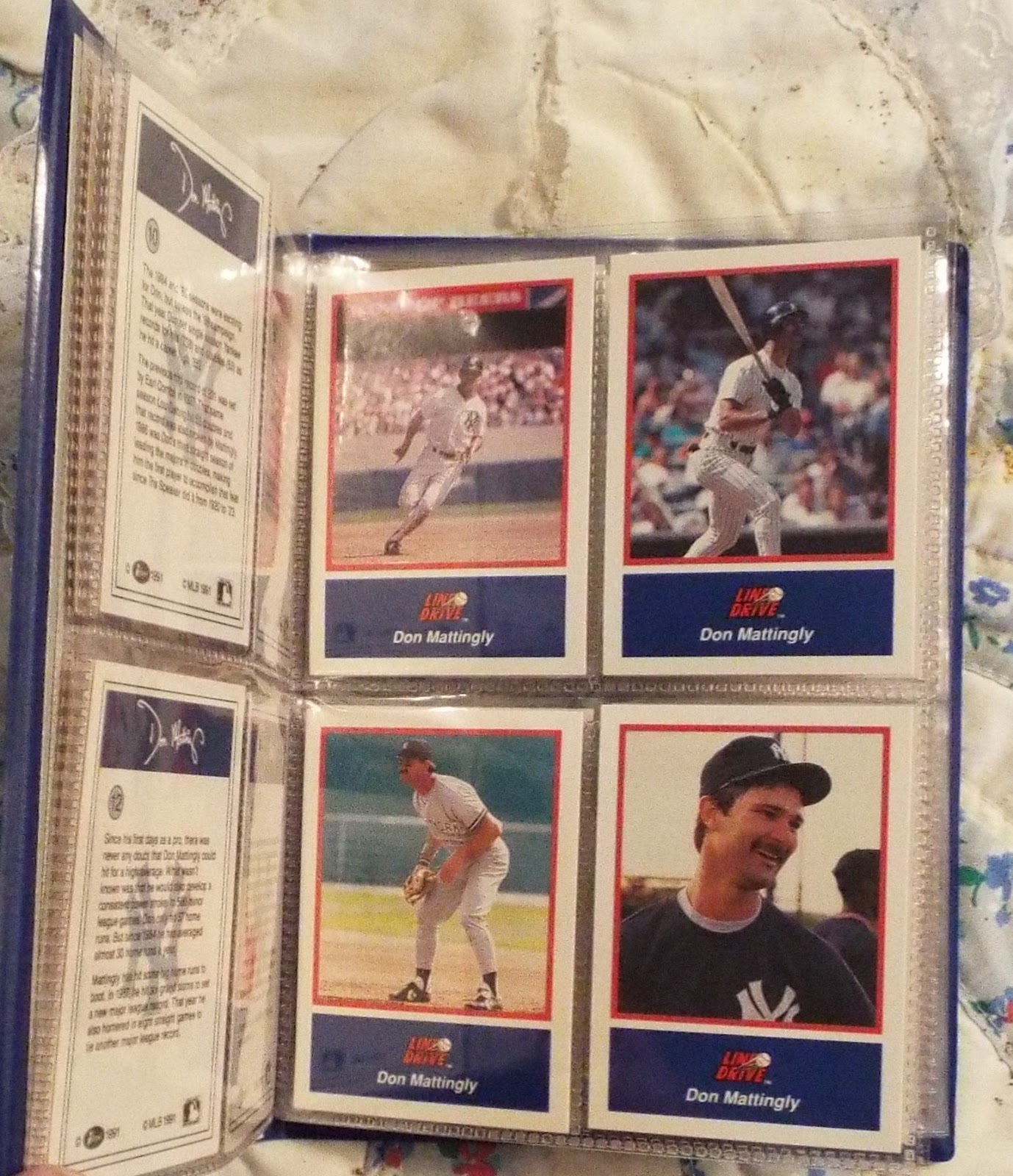 Baseballcardman Don Mattingly Line Drive Baseball Card Kit for Trade