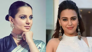 Kangana Ranaut and Swara Bhaskar Kangana-Ranaut-called-swara-bhaskar-B-grade-hyena-in-respond-to-her-item-number