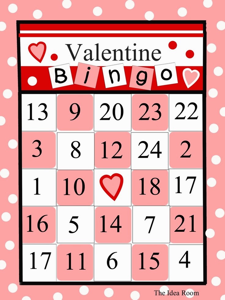 Free Valentine's Day Bingo Cards Printable