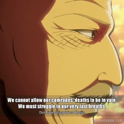 Shingeki no Kyojin #8 - Anime Quotes! - Nekonyann