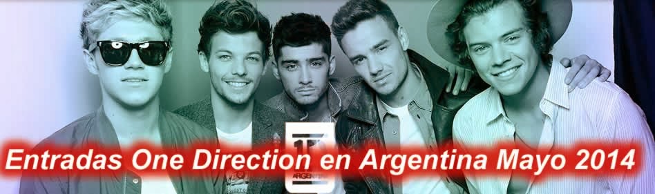 One Direction en Argentina Entradas Donde