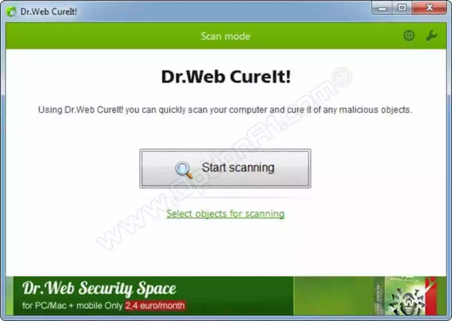 Dr.WEB CureIt تنزيل برنامج Dr.WEB CureIt اخر اصدار- مضاد الفيروسات للكمبيوتر ويندوز" نسخه محموله"