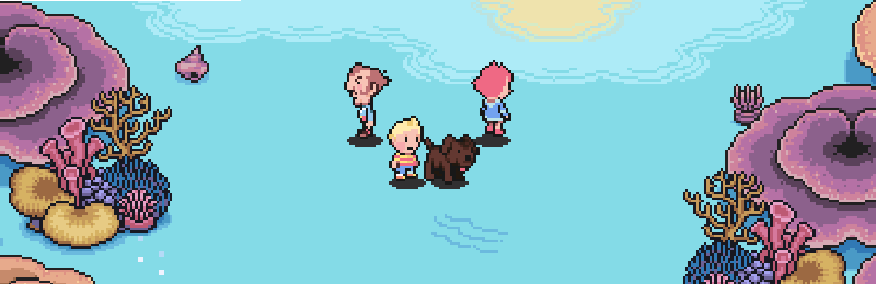 Mother 3 - Banner fondo mar