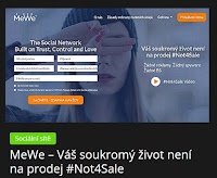 MeWe – Váš soukromý život není na prodej #Not4Sale - AzaNoviny