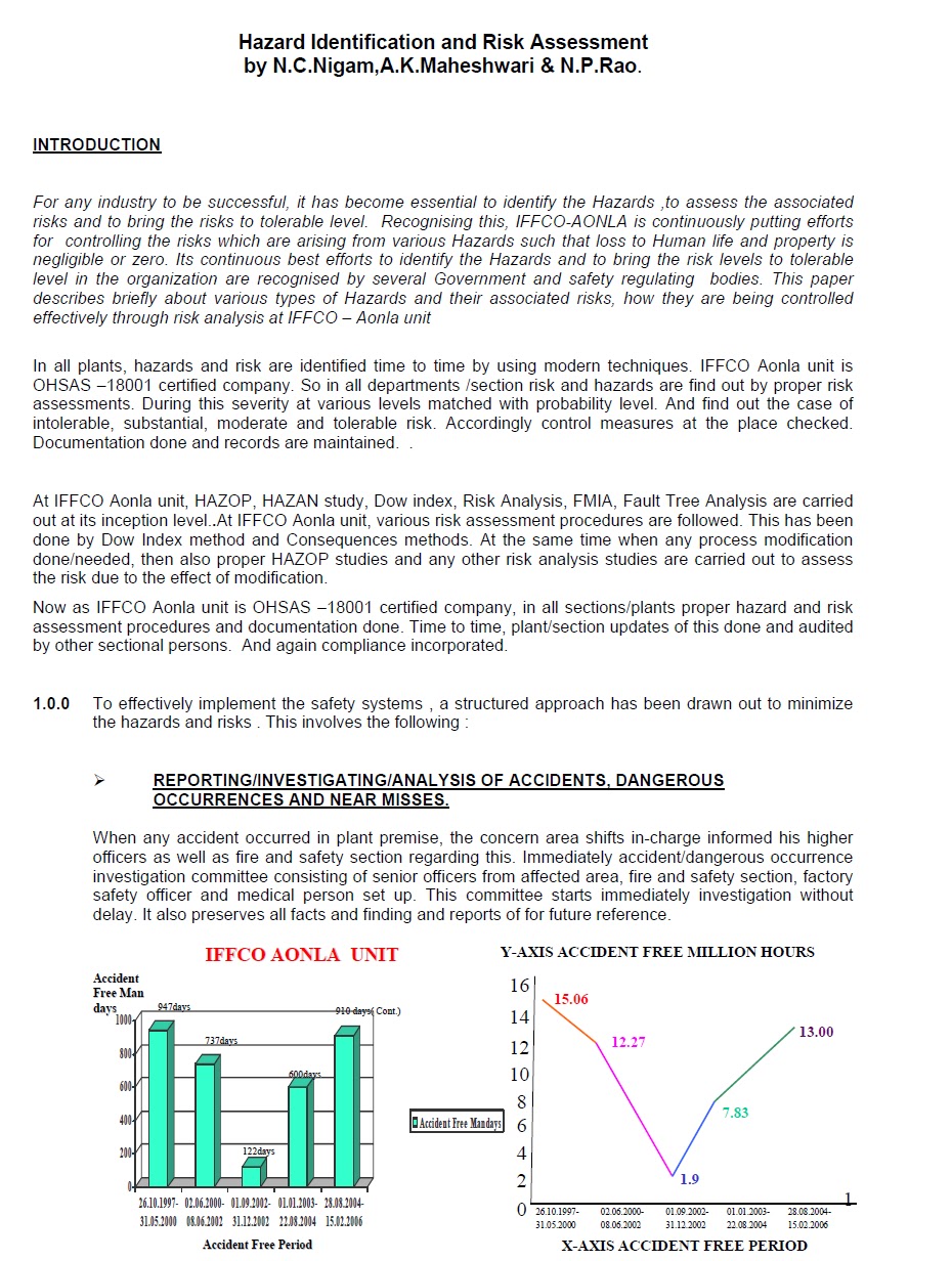 EHSQL(Environment,Health,Safety , Quality & Laboratory) Technical