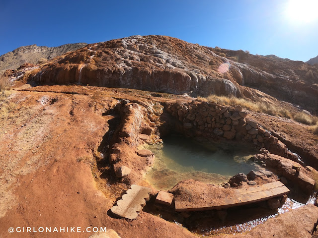 Soaking at Red Hill Hot Springs, Utah Soaking at Red Hill Hot Springs, Utah