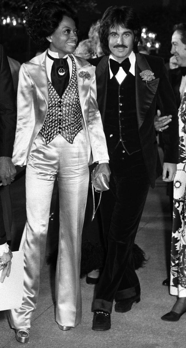 Beautiful Photo Of Diana Ross And Robert Ellis Silberstein During Their Marriage ~ Vintage Everyday
