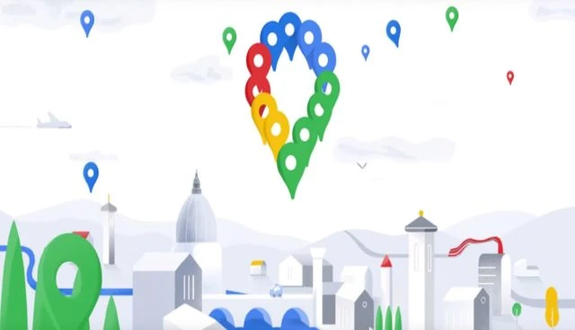 Redesigned Google Maps UI