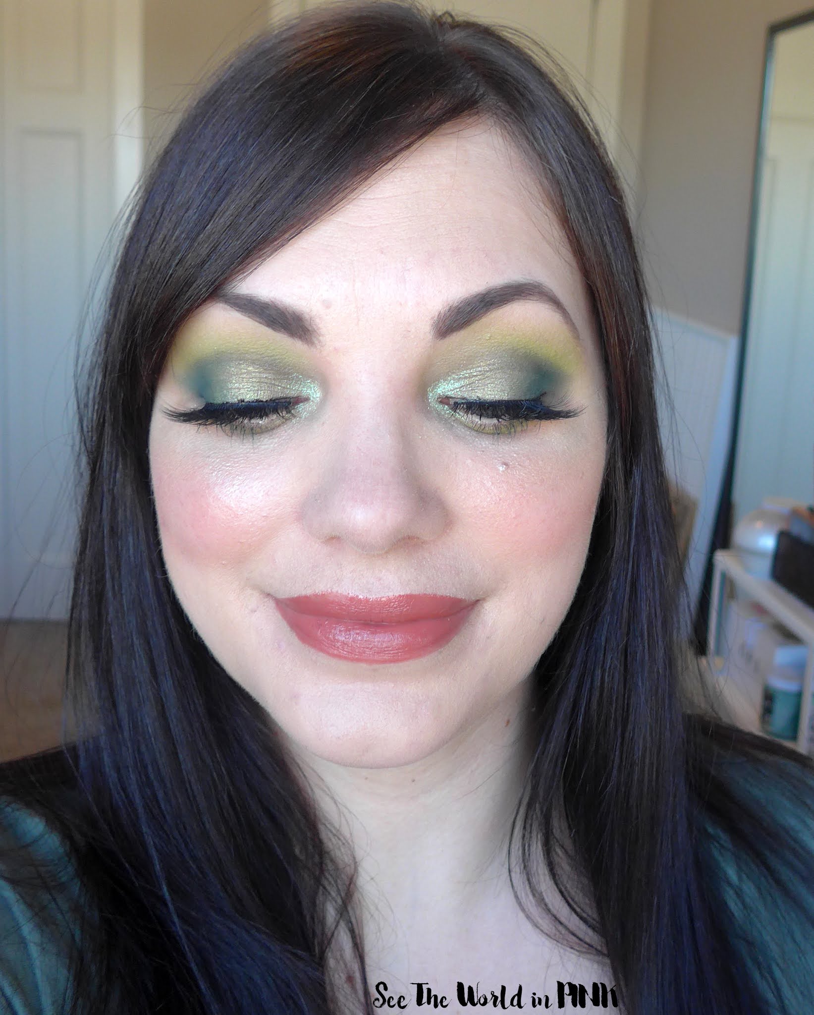 March Shop My Stash ~ Green Makeup Look