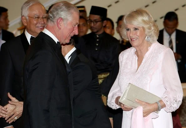 Prince Charles and Duchess Camilla met with shoe designer Jimmy Choo Gala dinner at Majestic Hotel