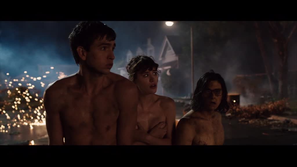 Nicholas Braun - Shirtless & Naked in "Freaks of Nature" .