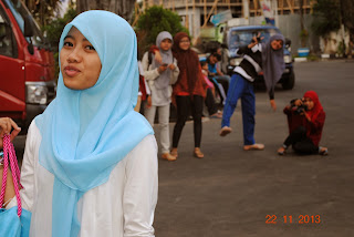 alifa rahmania, nur alifatin, yossi auliani : mona hadromi hunting balaikota tegal