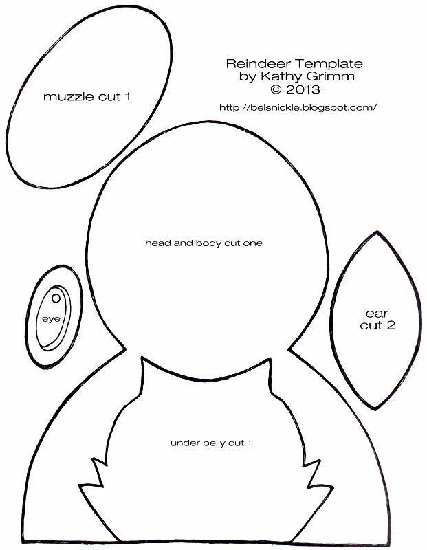 Craft a Portrait of Rudolph | Belznickle Blogspot : Craft a Portrait of ...