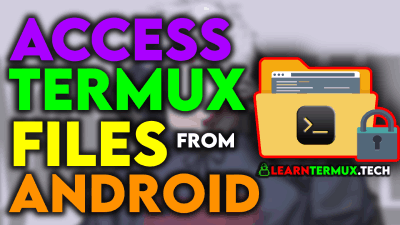 Termux File Manager  Access Termux Files From Android