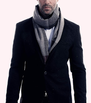 Men's Winter Scarves With Jacket and Suit