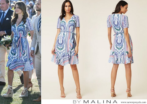 Princess Sofia wore By Malina Alba Midi dress