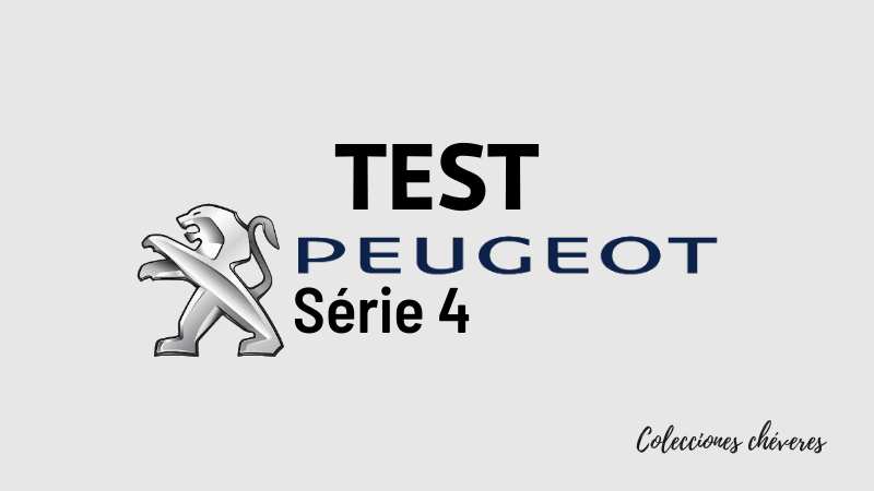 test collection peugeot serie 4 1:43