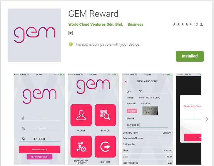 GEM Rewards CLICK TRAFFIC EShare