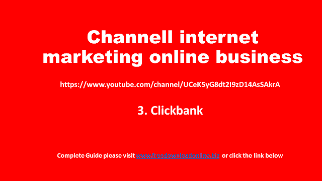[Belajar Clickbank] hari 3 - Buka Akun Clicbank