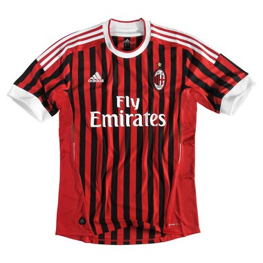 New Kits on The Blog: AC Milan Home Jersey 2011/12