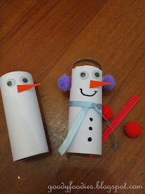 GoodyFoodies: Easy Christmas Crafts for Kids: How to Make a Snowman ...