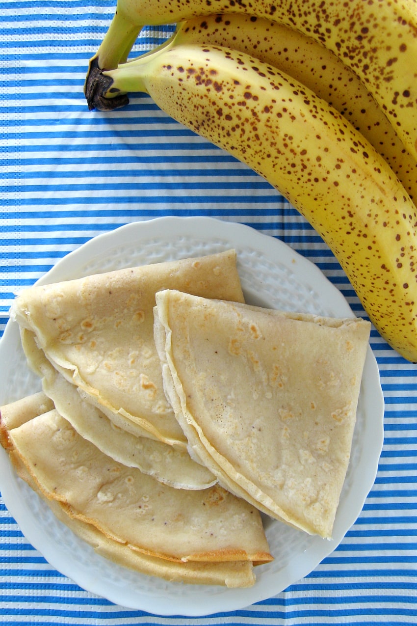 BANANA CREPES (gluten free) - from my orchid kitchen