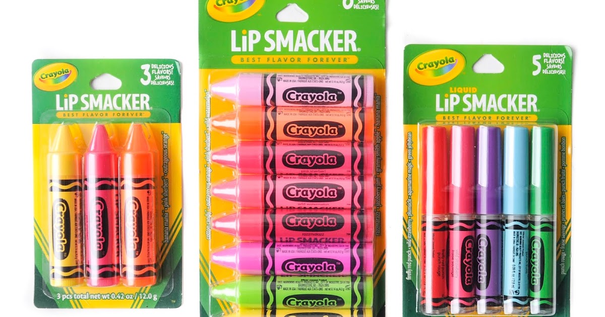 Crayola Lip Smacker Lip Balm and Lip Gloss Jenny's Crayon Collection