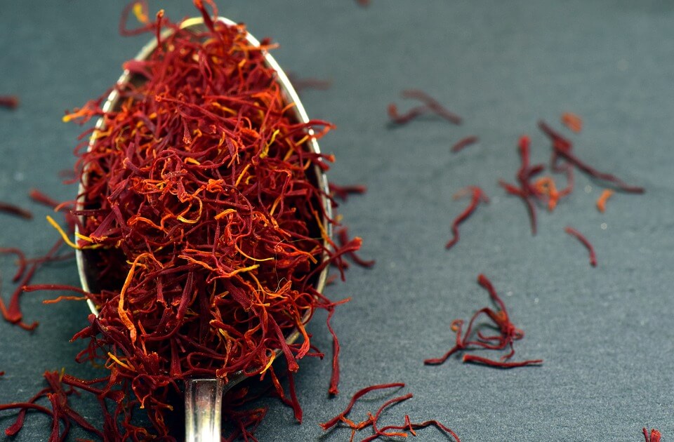 Which state in India is the largest producer of saffron?