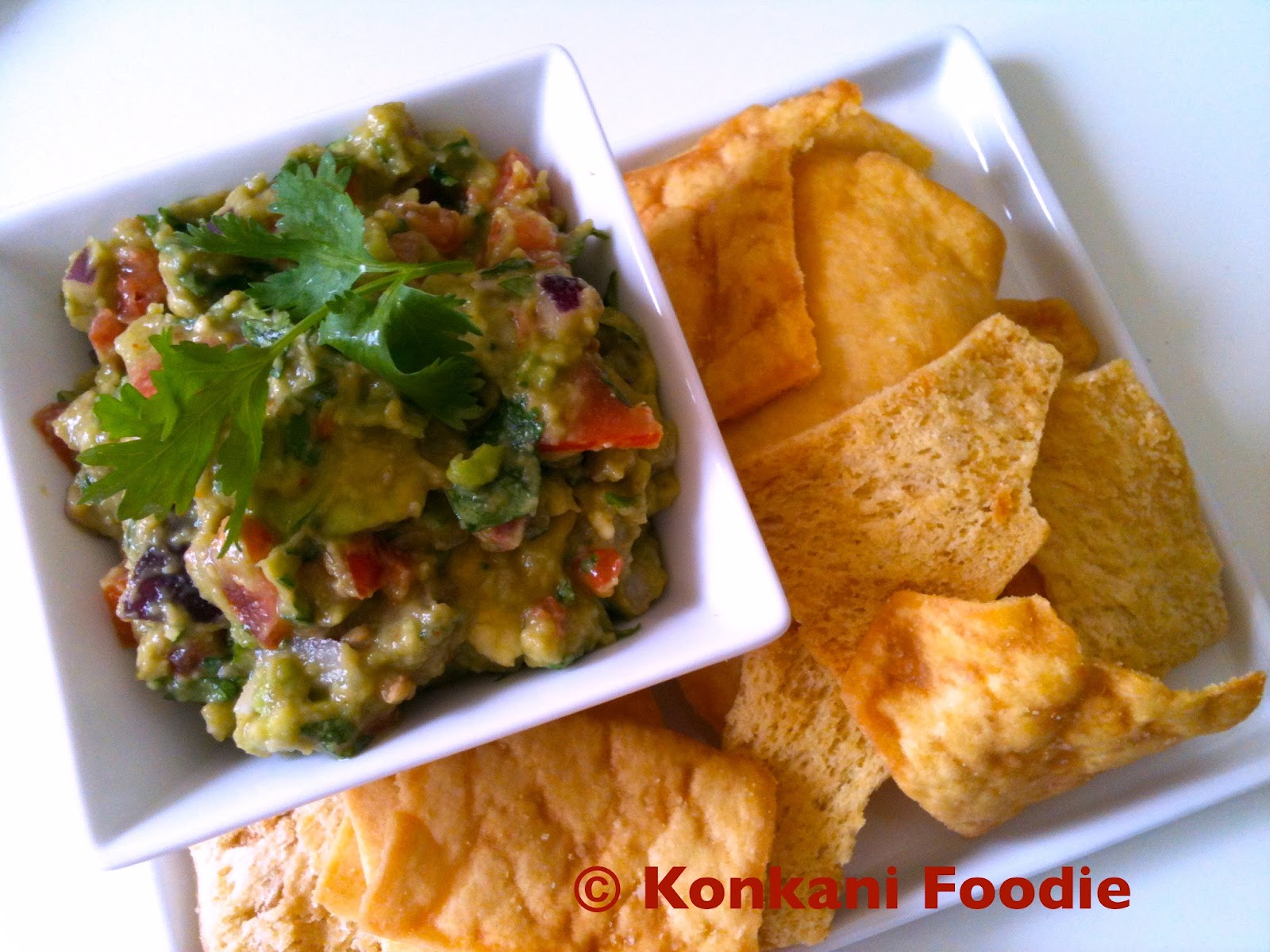 Konkani Foodie: Guacamole - A Mexican Avocado Dip
