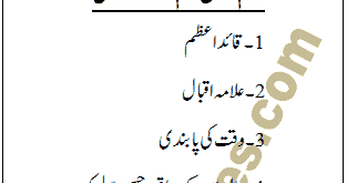 most important essay for 10th class urdu