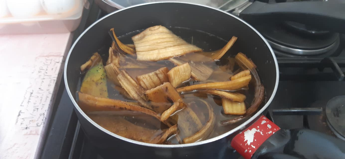 How to make Burger Patty made of Banana Peel Where In Bacolod